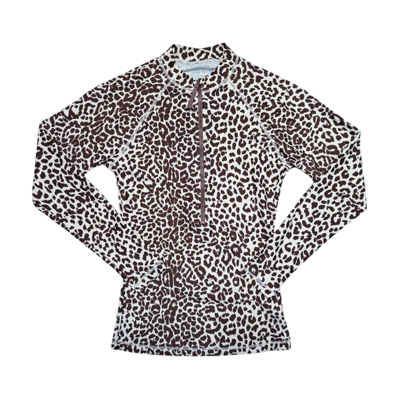 J. Crew Other - J. Crew Long Sleeve Rash Guard Leopard